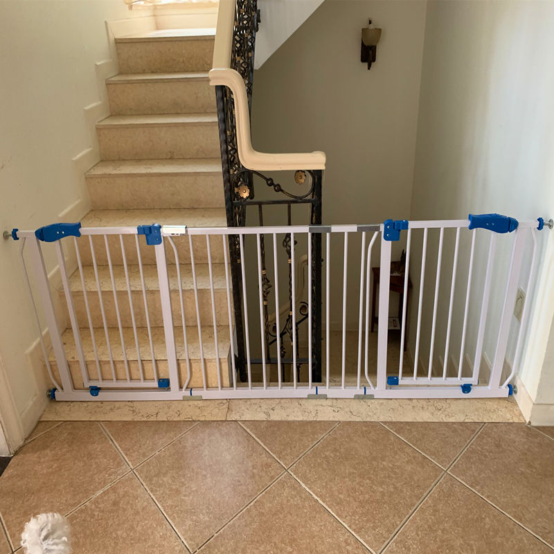 y儿童安全门栏 门护栏 免打孔宝宝楼梯口防护栏宠物狗围栏宠物门栏地