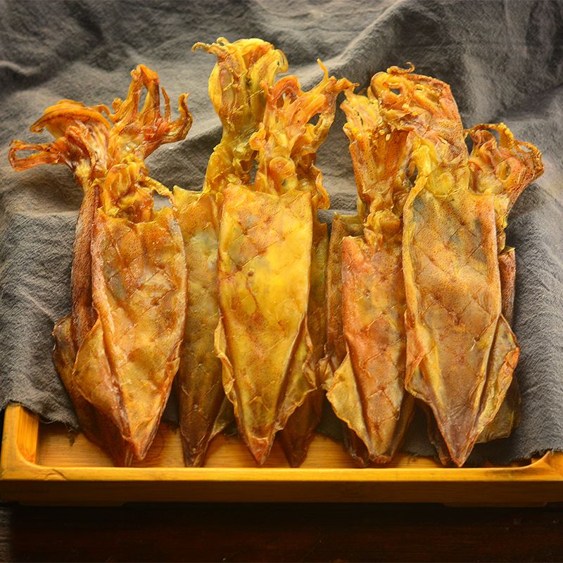 禾澹大号干鱿鱼干闭卷鱿鱼干货渔家自晒海鲜泡发优鱼犹鱼散装家用 250