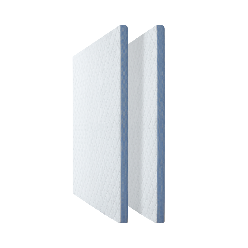 8H床垫 小米4D空气纤维透气护脊床垫 榻榻米床垫 纤维床垫 1.51.8米床垫子 海水蓝 120*200*5.5cm(五分区款)