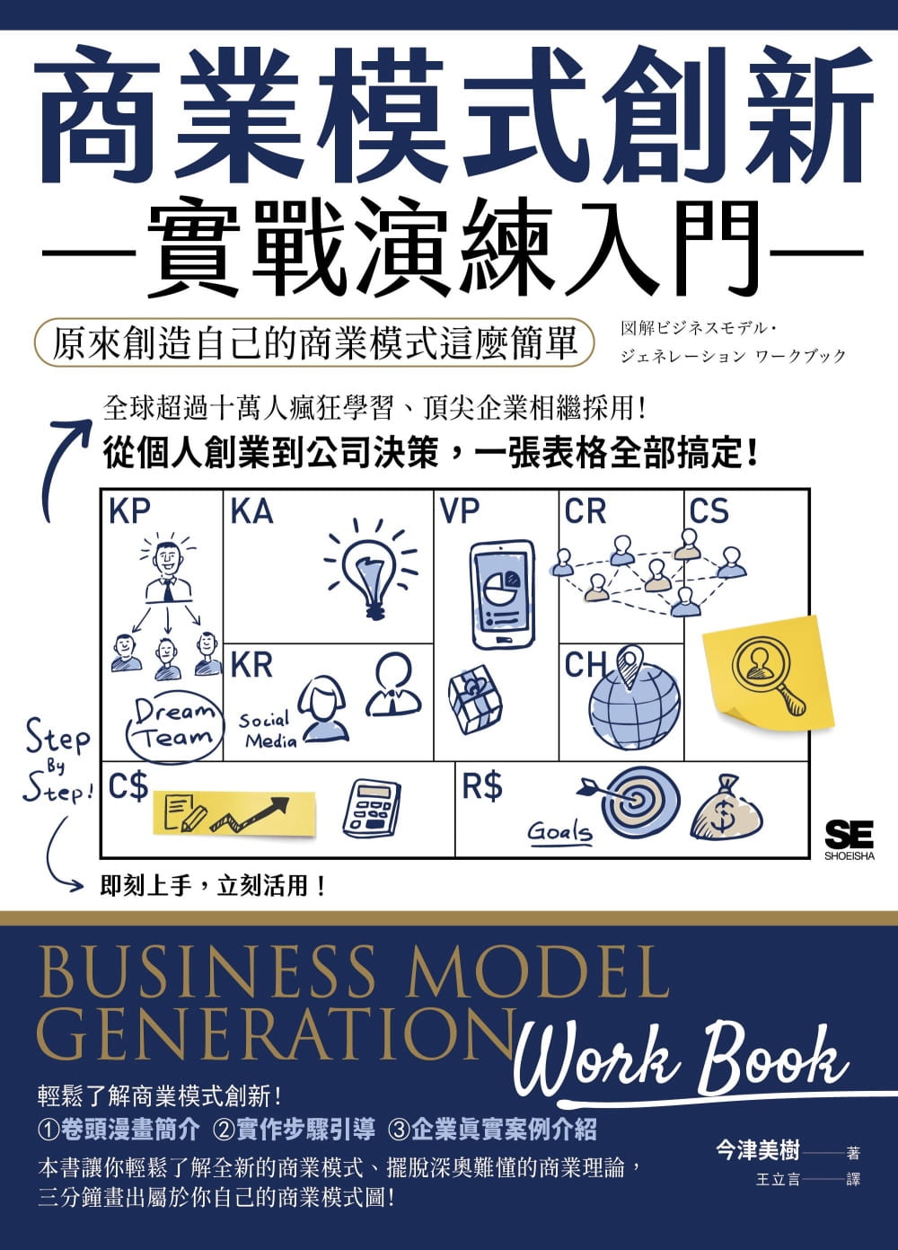 QH预售 原版进口书 今津美树商业模式创新实战演练入门：原来创造自己的商业模式这么简单如果出版社