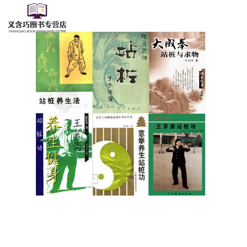 意拳养生站桩功王芗斋养生健身意拳大成拳求物王玉芳孙长友于永年 健身良法站桩