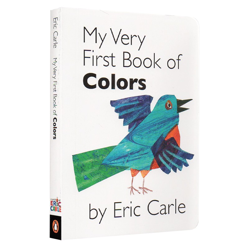 英文原版 My Very First Book Of Colors 上下翻页配对纸板书 艾瑞卡尔 Eric Carle 低幼认知启蒙 英语单词学习 亲子互动图画书