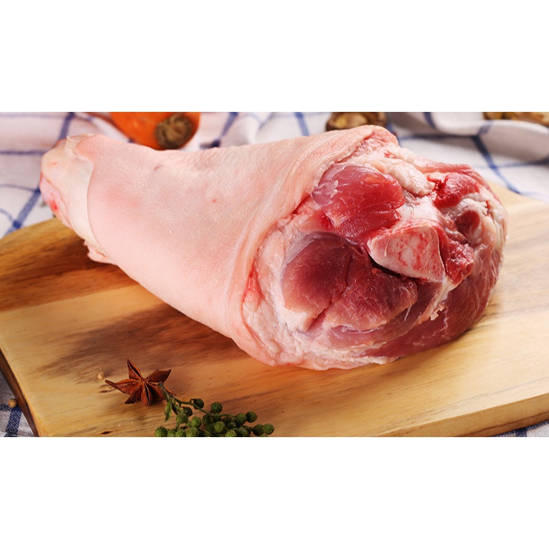虎钢馋藏香猪猪肘西藏林芝散放养黑毛山猪农家土猪肉新鲜1斤月子猪脚