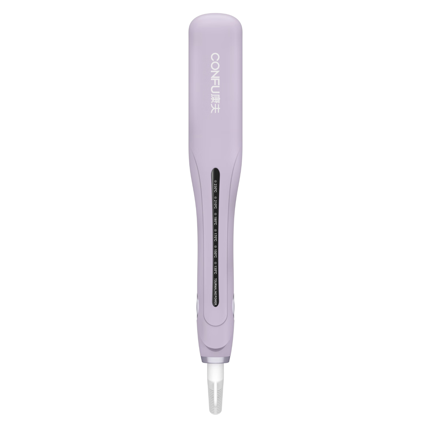 康夫（CONFU）玉米夾板墊發(fā)根 頭發(fā)蓬松 迷你電板夾玉米燙發(fā)卷發(fā)棒兩用迷你便攜 KF-537紫