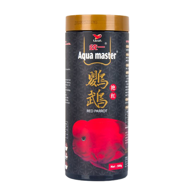 統(tǒng)一 血鸚鵡魚增紅飼料魚糧羅漢魚飼料增色增艷觀賞魚飼料 羅漢魚飼料 200g 【瓶裝】