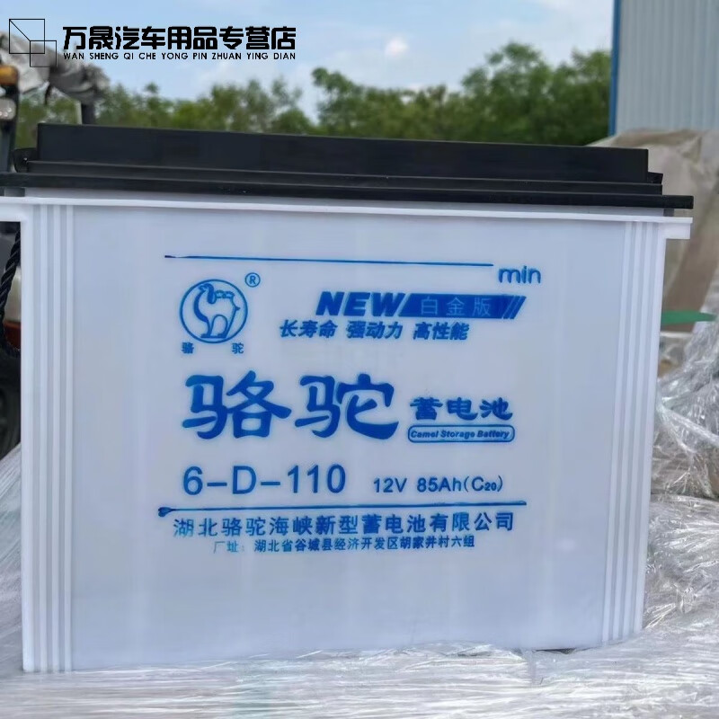 veigar骆驼水电池拉货三轮车6-d-120型120ah牵引动力电瓶180型150型