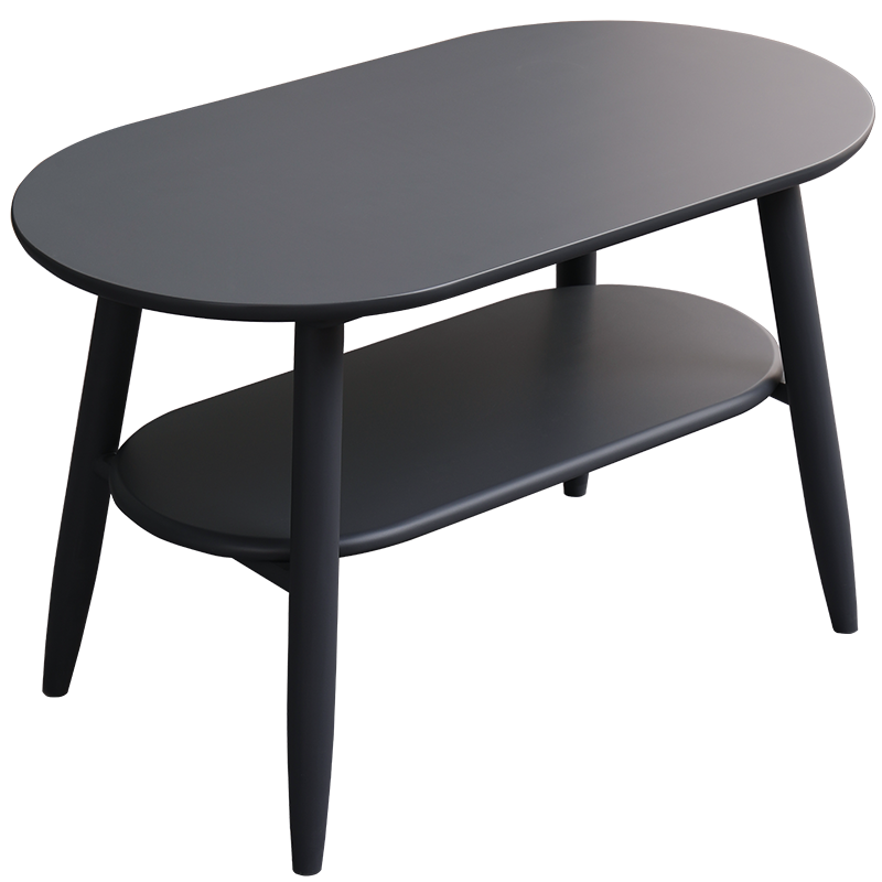 艾迪嘉边几茶几现代简约客厅边桌边几柜 胡桃色 长款边几 82*45*50cm