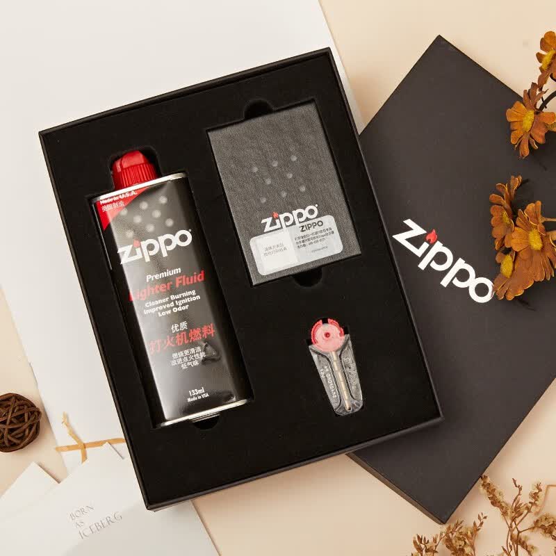 zippo打火机美国原装进口电镀银色雕花系列礼物男士520送老公 满天星