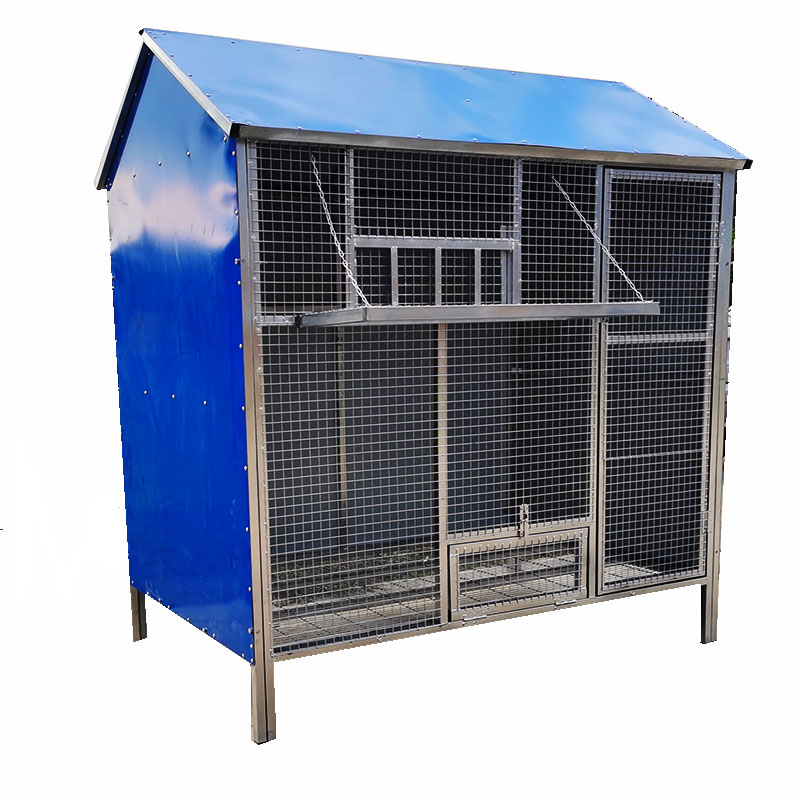 小鸽笼鸽舍镀锌尖顶拼装笼鸽子笼家用大号养殖笼子鸽子屋鸽房组装 特1