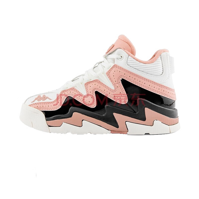 kappa篮球鞋冬情侣中帮休闲板鞋运动小白鞋k0bz5cc72 女-韩国白/雾