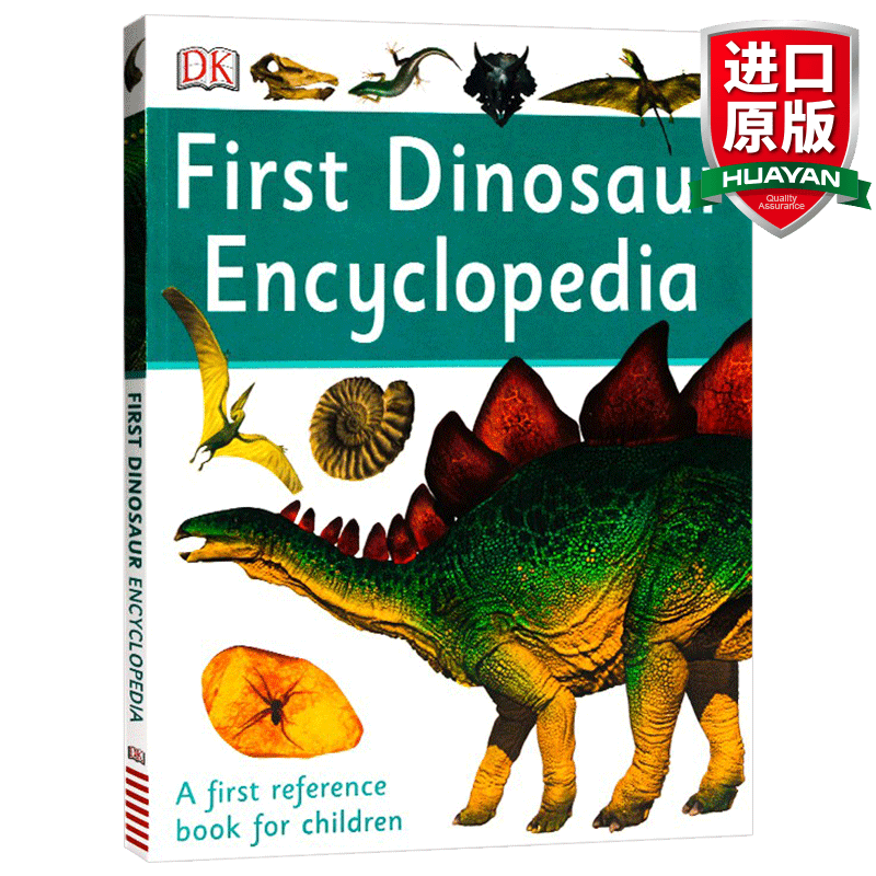 英文原版 DK恐龙百科全书 First Dinosaur Encyclopedia 图解词典科普书 