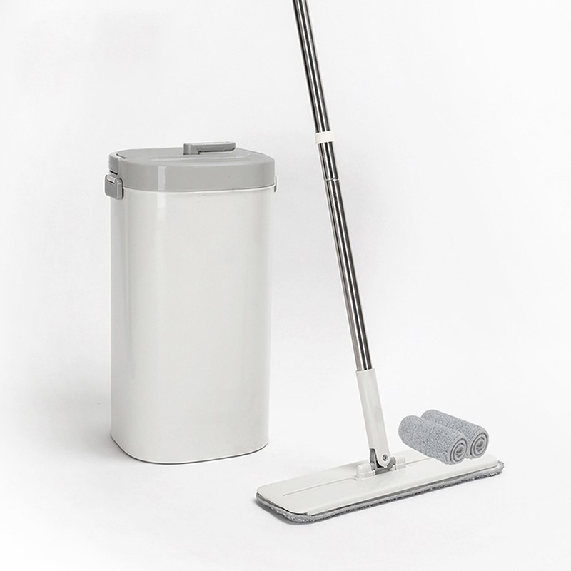 一拖净刮刮桶擦木地板干湿两用地拖把 好媳妇免手洗双向平拖agw-4501