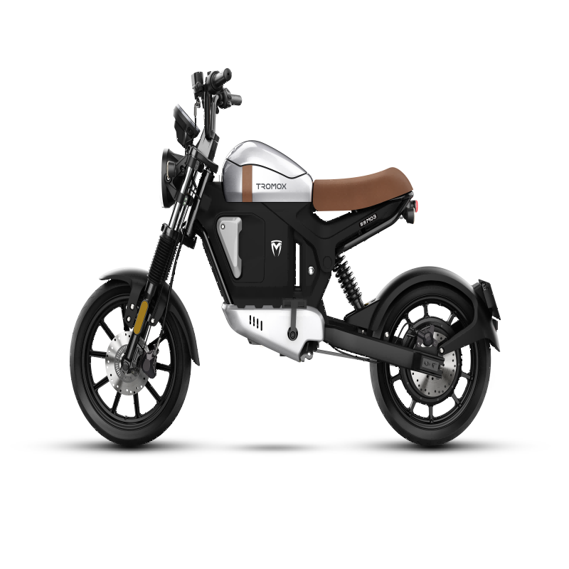 摩兽电动自行车 M03合金版 48V24Ah锂电池 免驾照可上牌智能跨骑电动车 宇宙银