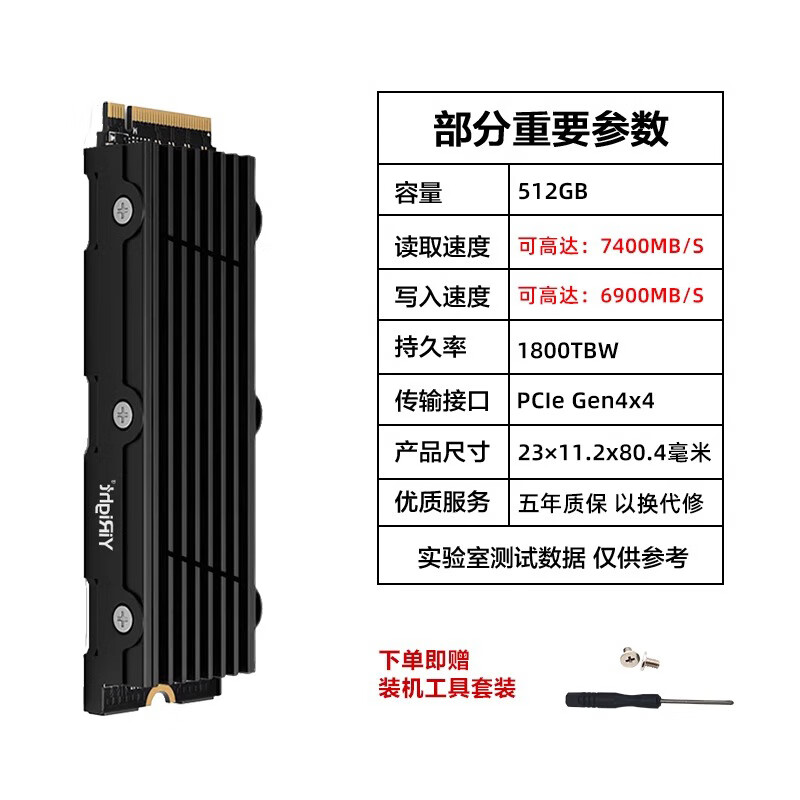 希捷（SEAGATE）依正適用于索尼PS5固態(tài)硬盤(pán)2t游戲主機內存儲4t擴容PCie4.0高速M2 1GB 官方標配