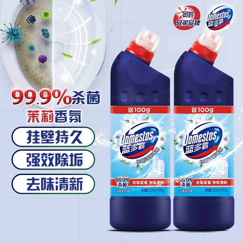 蓝多霸洁厕啫喱600g*2赠2小时家政 65元 - 86线报