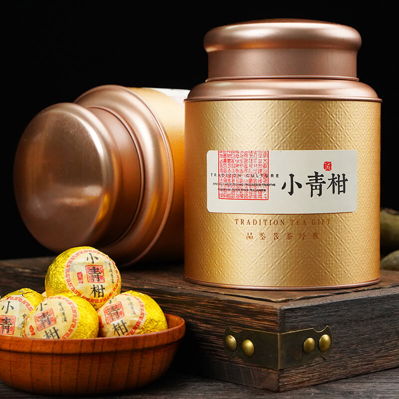 禾澹小青柑 熟茶茶叶新会小青柑陈皮柑普茶礼盒装500g