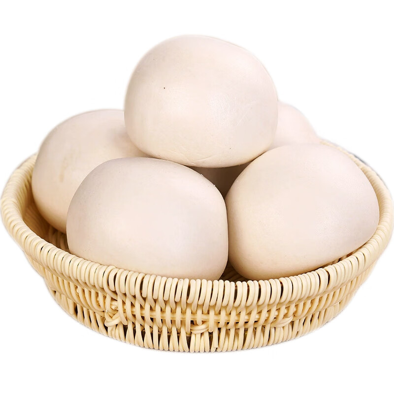 御农优品 山东农家手工戗面馒头老面馒头大馒头8个装 (300g/个)