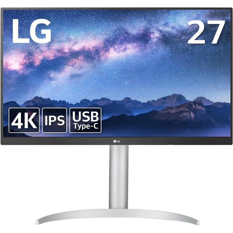 LG【日本直郵 日本發(fā)貨】 4K電腦顯示器眩光 護(hù)眼 減少疲勞 27UP550N-W