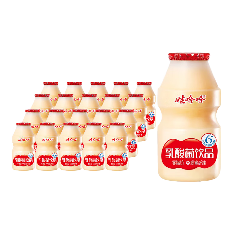 娃哈哈 乳酸菌飲品兒童風(fēng)味酸奶飲品（新老包裝隨機發(fā)） 100mL*20瓶 【裹膜裝】
