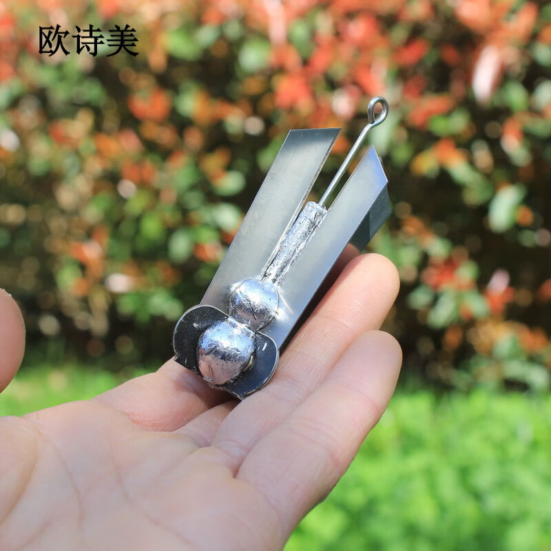 卡宾欧钓鱼水草刀野钓割草刀可折叠钓位清理除草器锚刀 一个水草刀