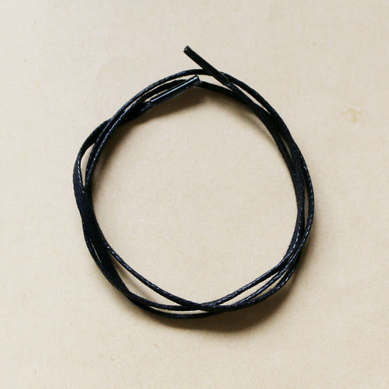 gpqswq特细小孔打蜡皮鞋鞋带扁平窄男女士英伦正装马丁靴皮靴子 宽2.