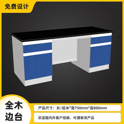 山東鋼木實(shí)驗(yàn)臺實(shí)驗(yàn)室工作臺操作臺邊臺試劑架化驗(yàn)室通風(fēng)櫥柜 全木邊臺