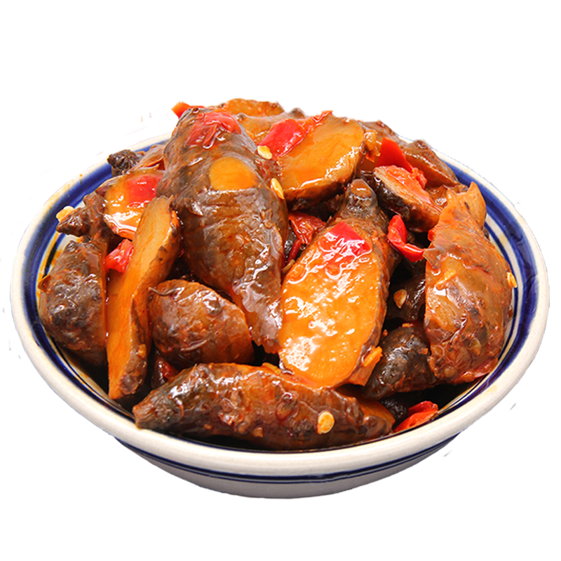 半亩庄园 椒脆洋姜片 湖南特产鬼子姜 下饭菜咸菜香辣椒酱酱菜瓶装