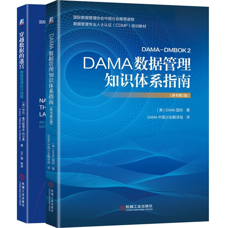 【套装2册】DAMA数据管理知识体系指南 原书第2版+穿越数据的迷宫：数据管理执行指南怎么看?