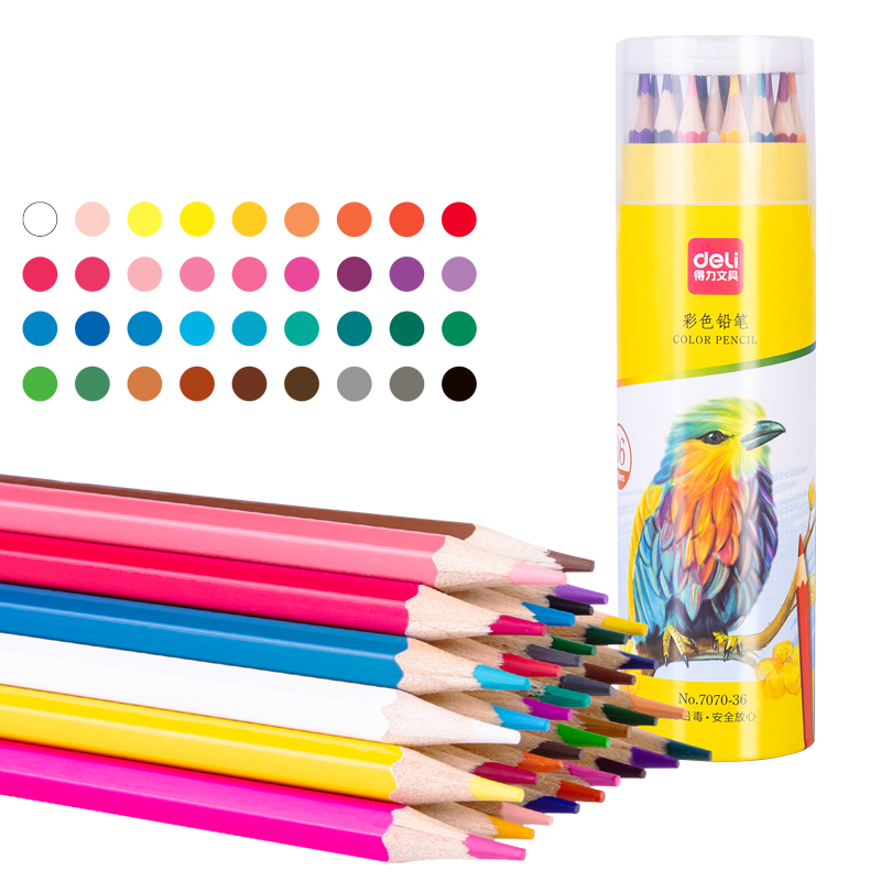 ����(deli)36ɫ���Բ�Ǧԭľ���Ǹ˲�ɫǦ��ѧ��Ϳɫרҵ����������װ�ľ�Ů����ͯ���Ԫ����������