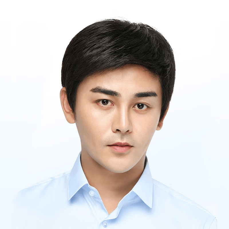唐妮中老年假发男士假发真发送爸爸帅气自然透气真人发丝短发真发头套 机制仿递头旋-型男偏分+两件套使用感如何?