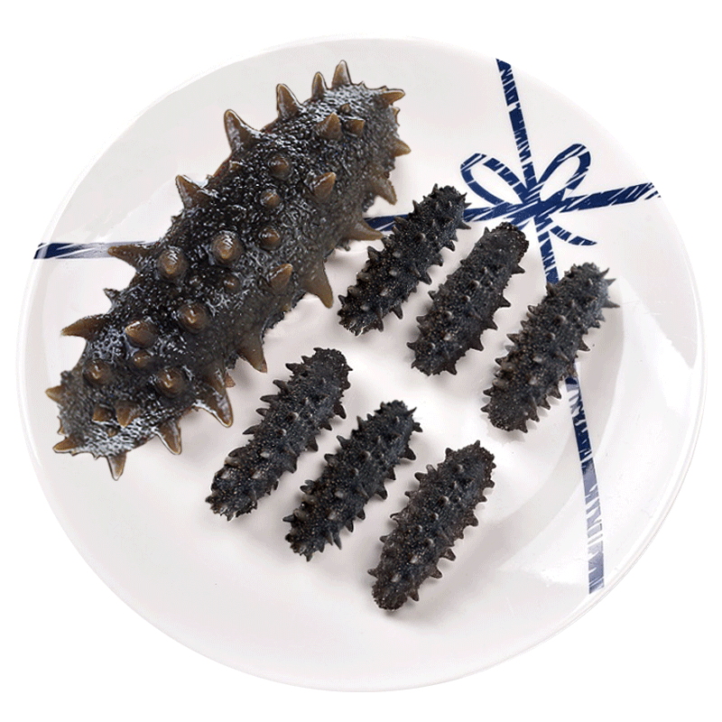 参福元 长岛底播淡干海参 8年50g 3-6头/盒 简装