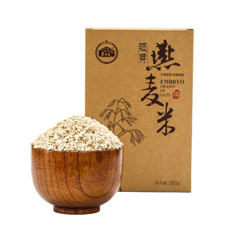 蒙谷香燕麦米500gx3盒 五谷杂粮养生粗粮内蒙古武川燕麦胚芽裸 3盒