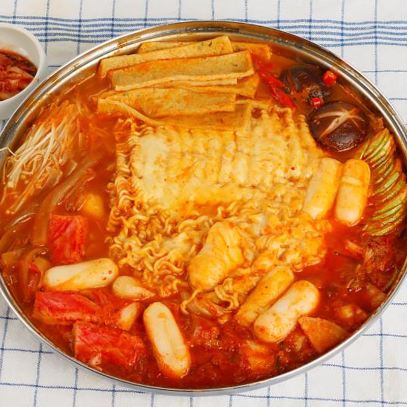 三口一品 韩国部队火锅芝士年糕韩式火锅套餐组合食材料泡菜宿舍装 独享版（5种食材）800g 1-2人份使用感如何?