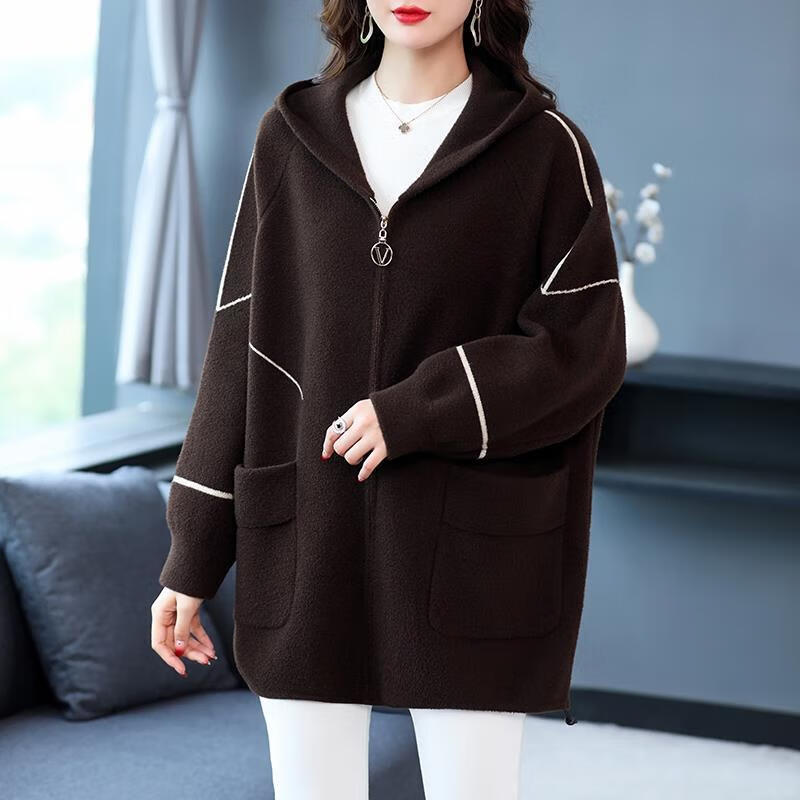 倍安伦(beianlun)200斤胖妹妹加肥加大码女装休闲外套中老年胖妈妈加