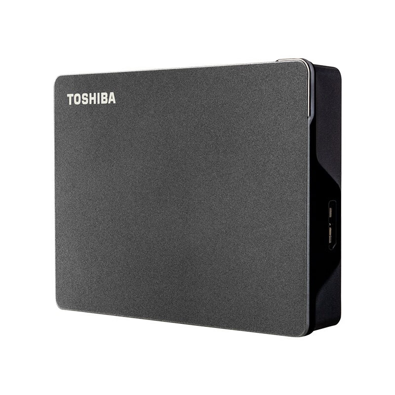 东芝(TOSHIBA) 4TB 游戏移动硬盘 Gaming系列 USB3.2 2.5英寸 黑色 兼容Mac PlayStation Xbox One 游戏盘