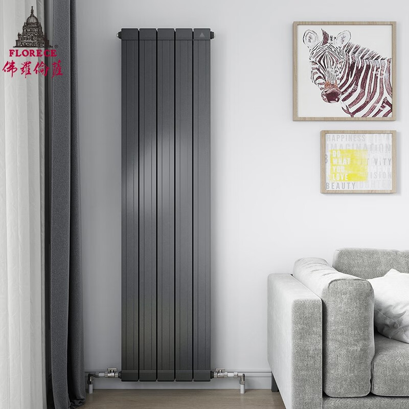 florece佛罗伦萨铜铝复合家用水暖暖气片散热器自采暖集中采暖 LT加宽大水道85*75-1645mm高/柱