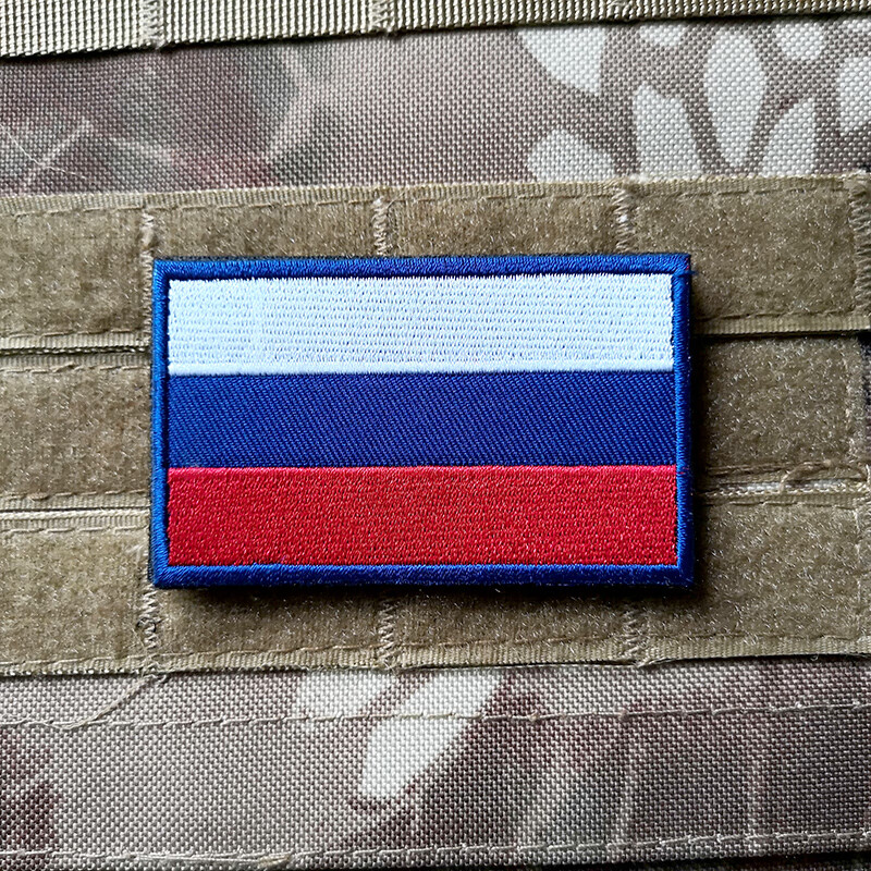 户外背包贴 长方形 个性diy徽章 袖标贴肩章士气章衣帽粘定制 俄罗斯