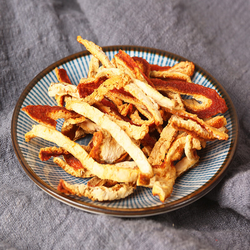 大货陈皮丝橘子皮新会陈皮丝条状陈皮 陈皮丝选货(色好500g