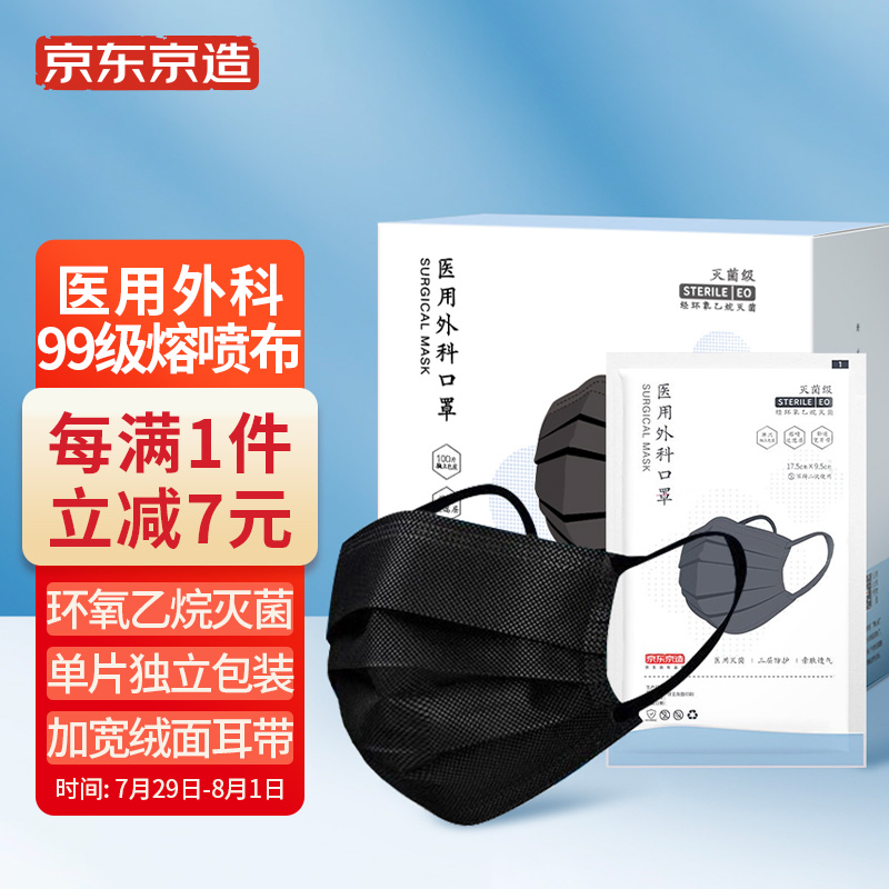 京东京造一次性医用外科口罩:高品质防护,实惠价格