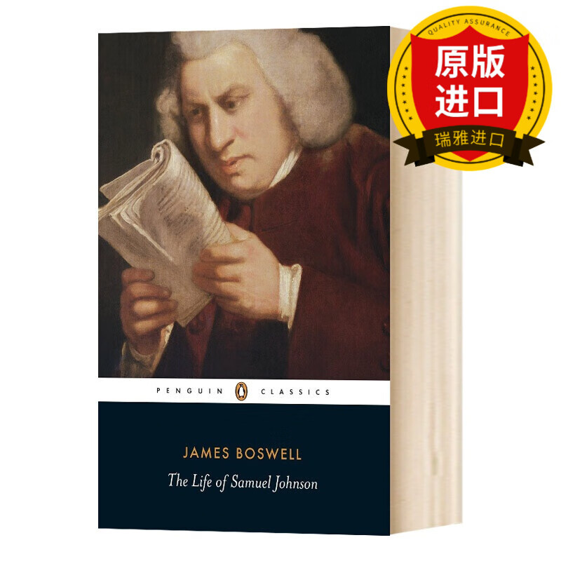 英文原版 塞缪尔约翰逊传 the life of samuel johnson 传记 james