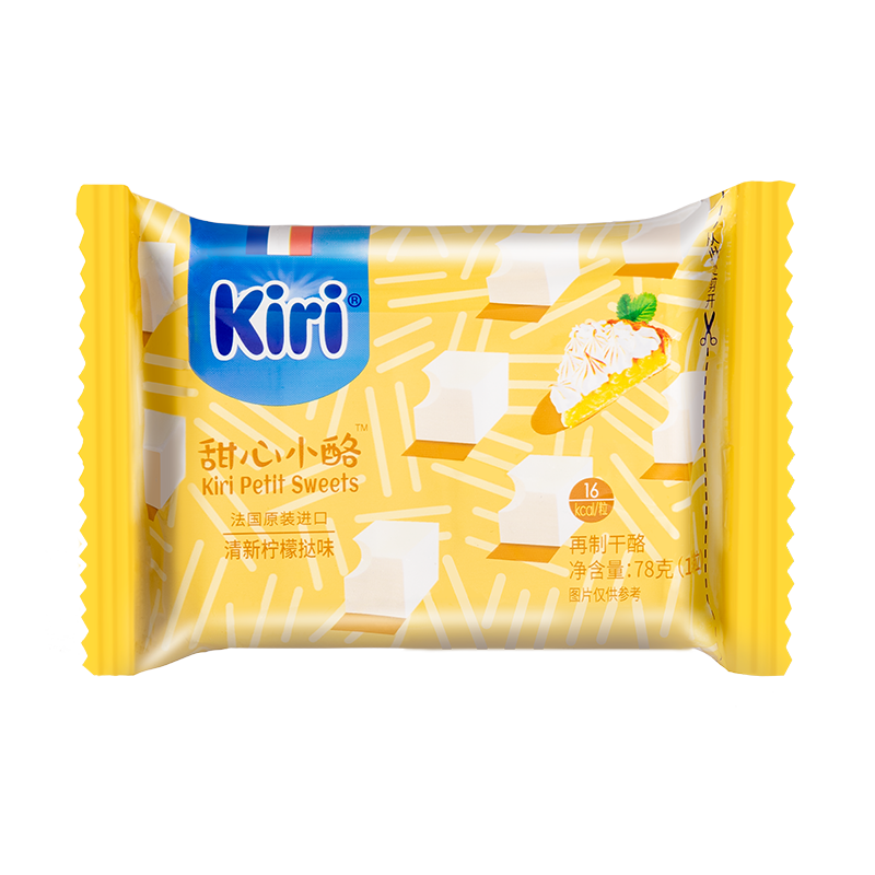 KIRI 凯瑞 甜心小酪 再制干酪 清新柠檬挞味 78g