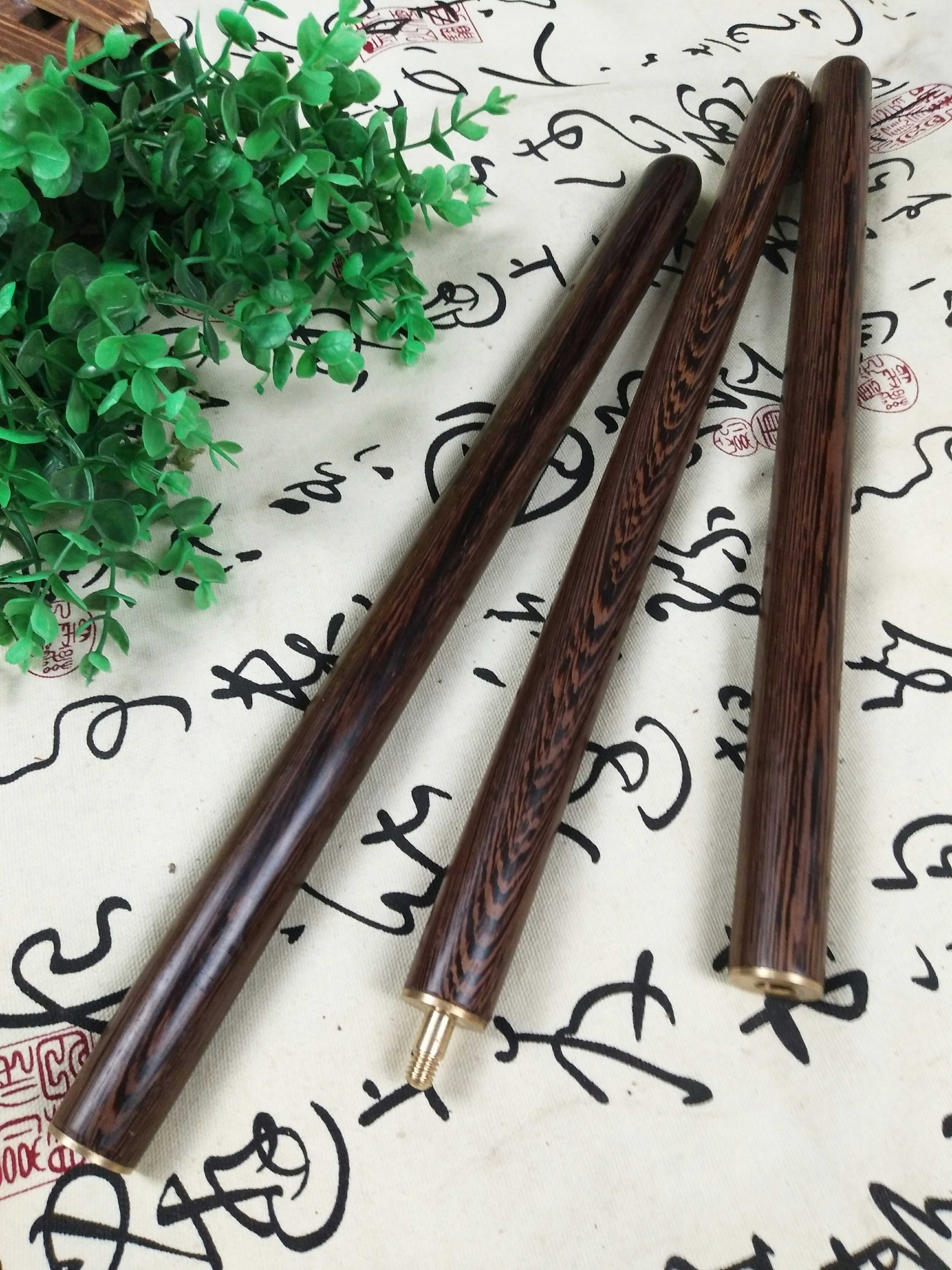 鸡翅木健身气功太极养生杖折叠武术棍拼接三合一实木鞭杆组合木棍 长