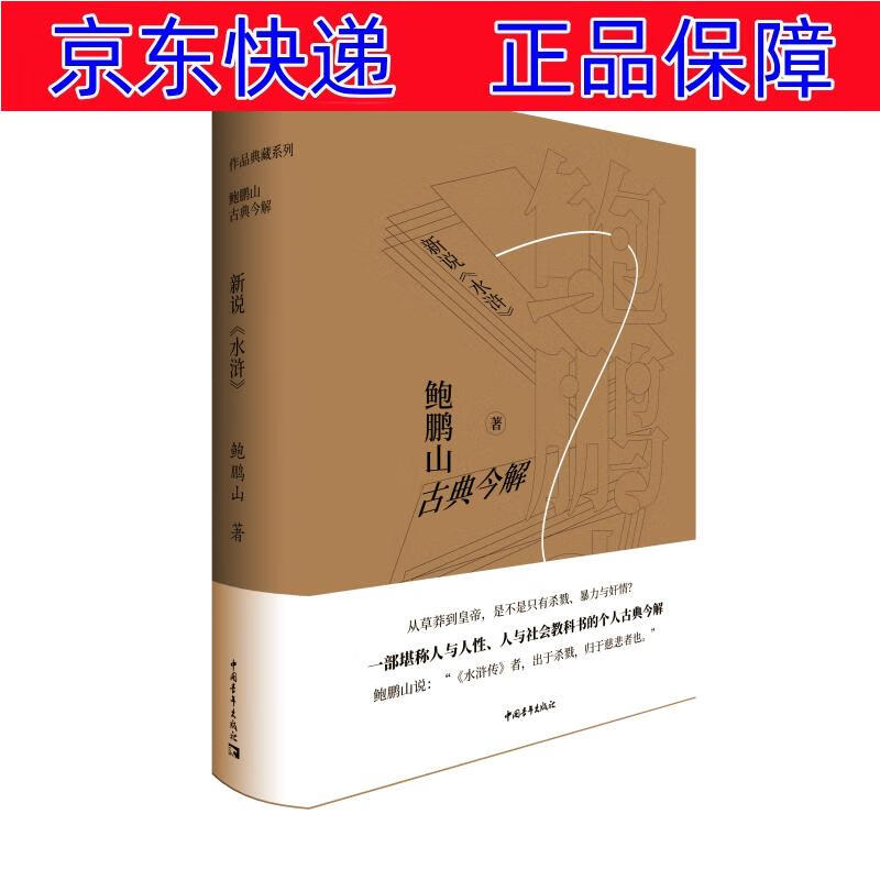 《水浒》 文学研究类书籍 鲍鹏山古典今解新说水浒