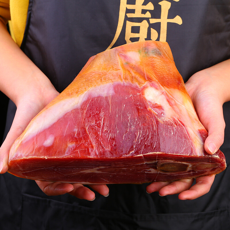 云南火腿4斤礼盒 云南宣威特产火腿火腿肉年货腊味猪肉 皇冠火腿2000g