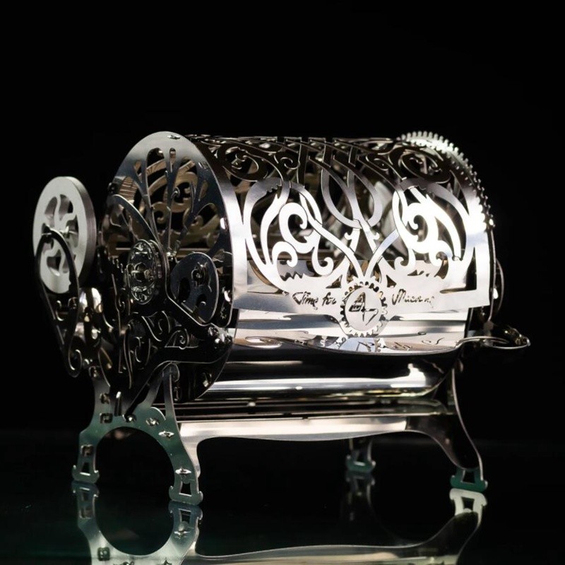 乌克兰态摩机械金属传动拼装模型diy手工组装成人玩具送男朋友男生生日礼物 珠宝盒