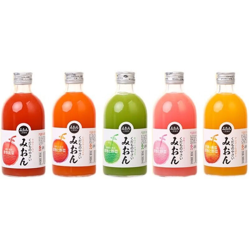 三恩复合果蔬汁300ml瓶装白桃冬瓜味四种口味网红果汁 白桃冬瓜味5瓶