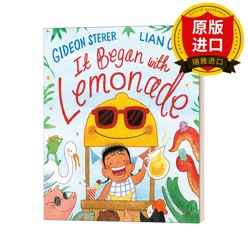 it began with lemonade 故事开始于柠檬水 精装绘本 英文版 进口英语