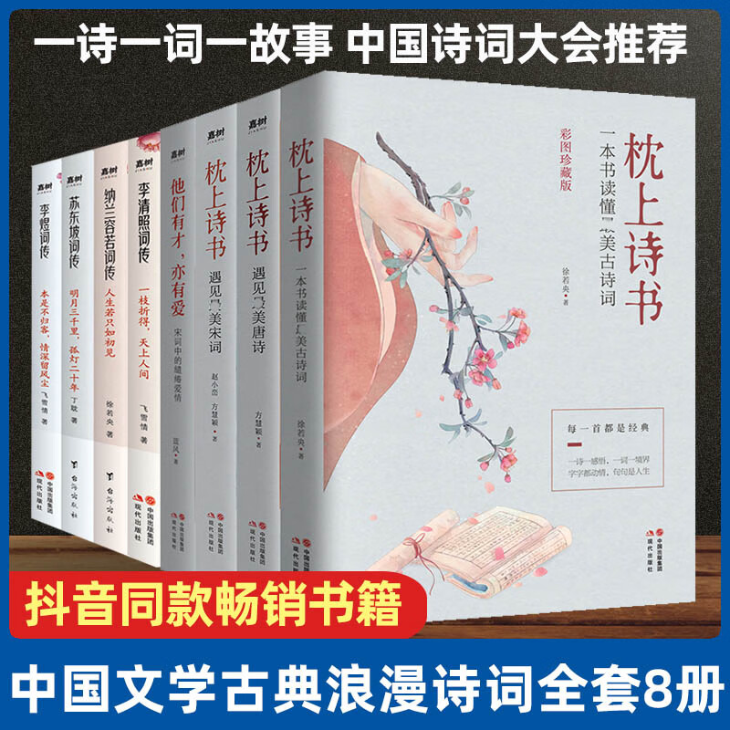 8册枕上诗书+枕上诗书词传系列 飞雪情 等 书籍