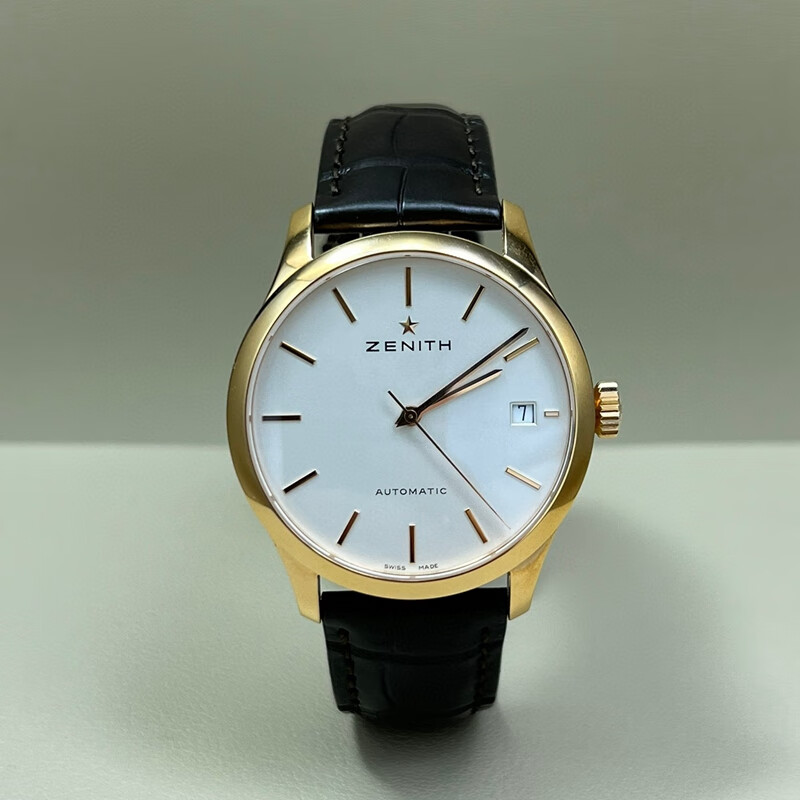 真力时-菁英系列18.5000.2572pc/01.c498,自动机械男士腕表,38mm表径