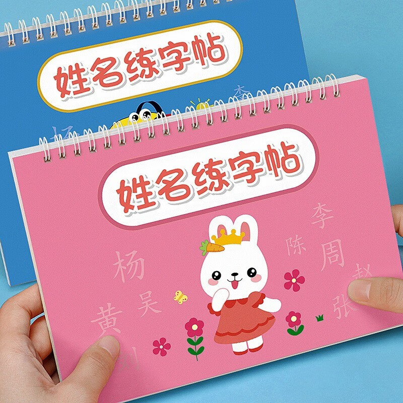 定做儿童字帖贴学前班幼儿园学前宝宝练习写字练自己的笔画笔顺ll5 男